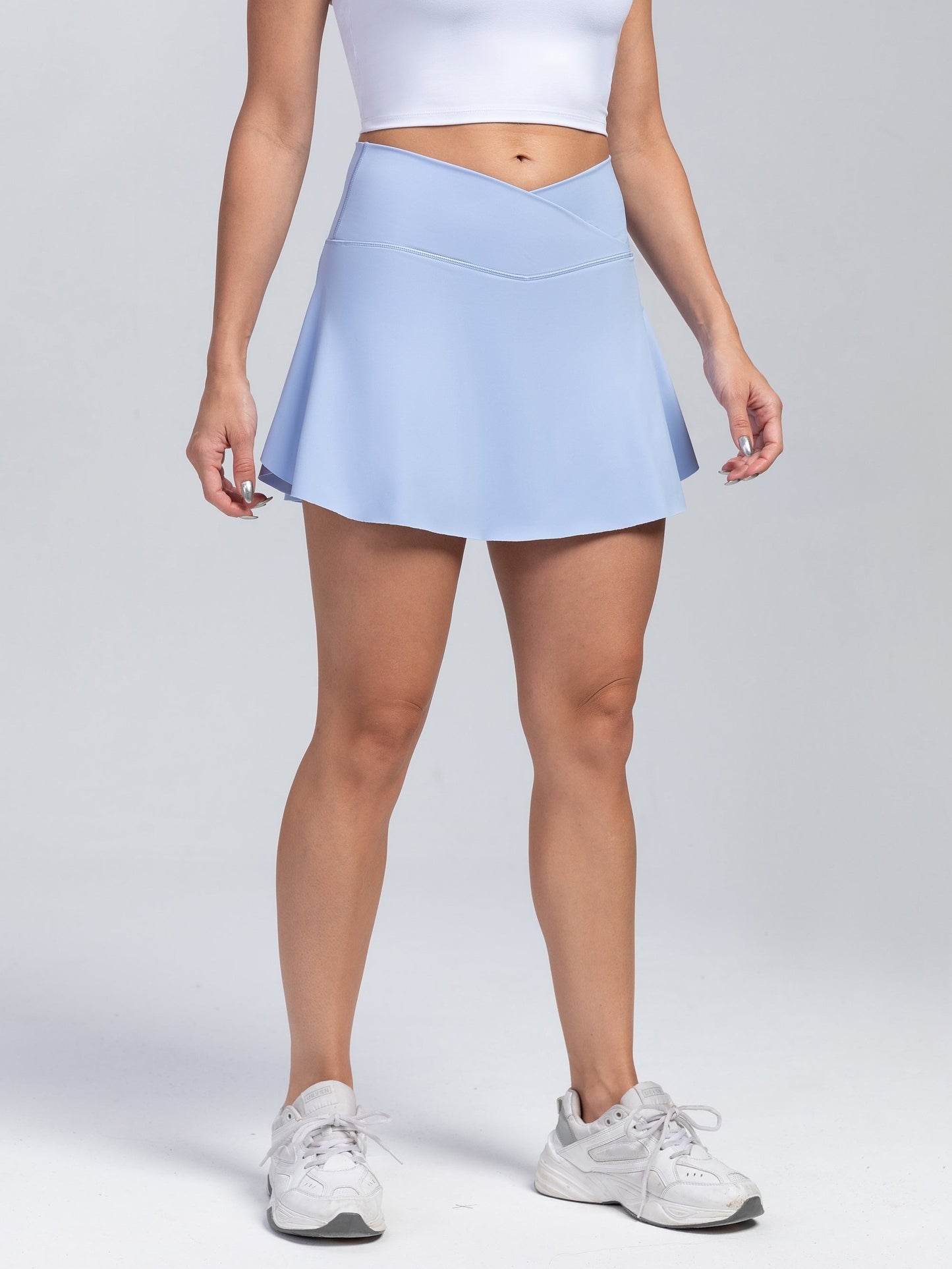 Women's 2-in-1 Tennis Skirt With Inner Pocket Shorts - High Waist Golf And Yoga Activewear WardBoyzPROShop