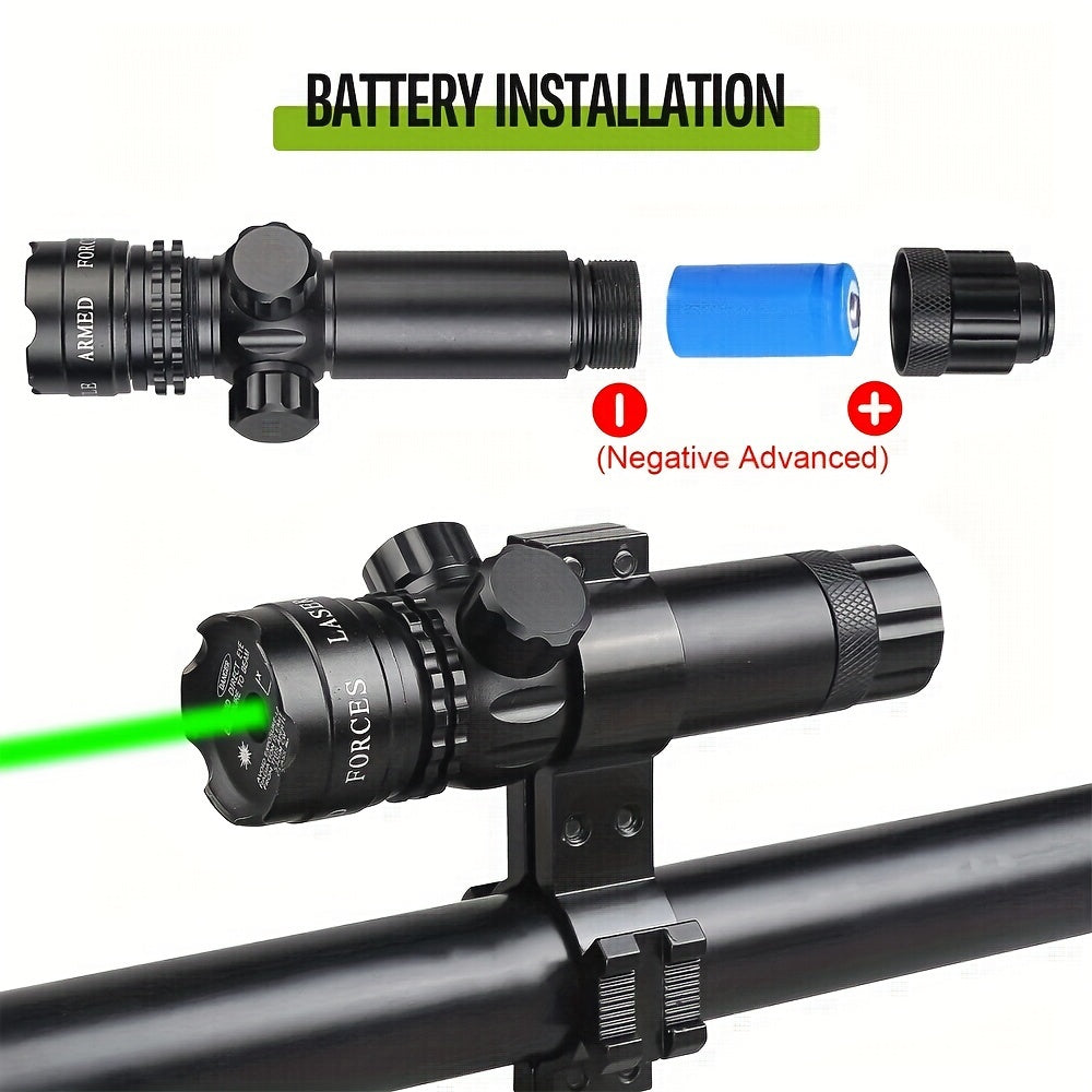 Tactical Green Laser Sight with Switch Rail and Barrel Mounts for Rifles WardBoyzPROShop
