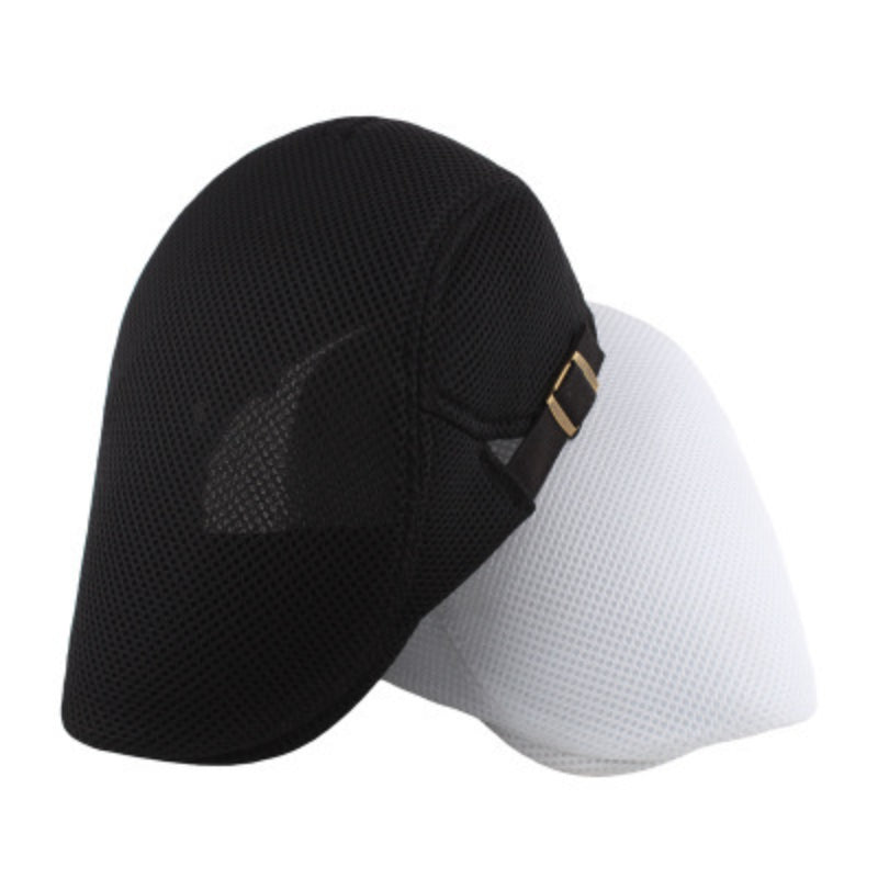 Summer Men News Breathable Cap Hat Mesh Cabbie Golf Driving Sun Flat Beret Black White Gray Beige Hats Caps Visors WardBoyzPROShop