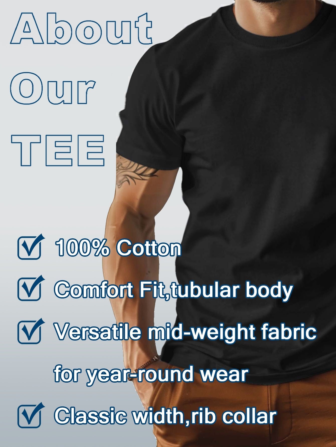 flag rifles G500 pure cotton men's T-shirt comfort fit WardBoyzPROShop