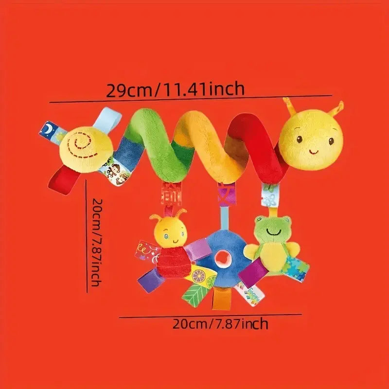 For CATERPILLAR Bedtime Cuddle Toy - Soft Plush Stroller and Hanging Soother for Youngsters WardBoyzPROShop