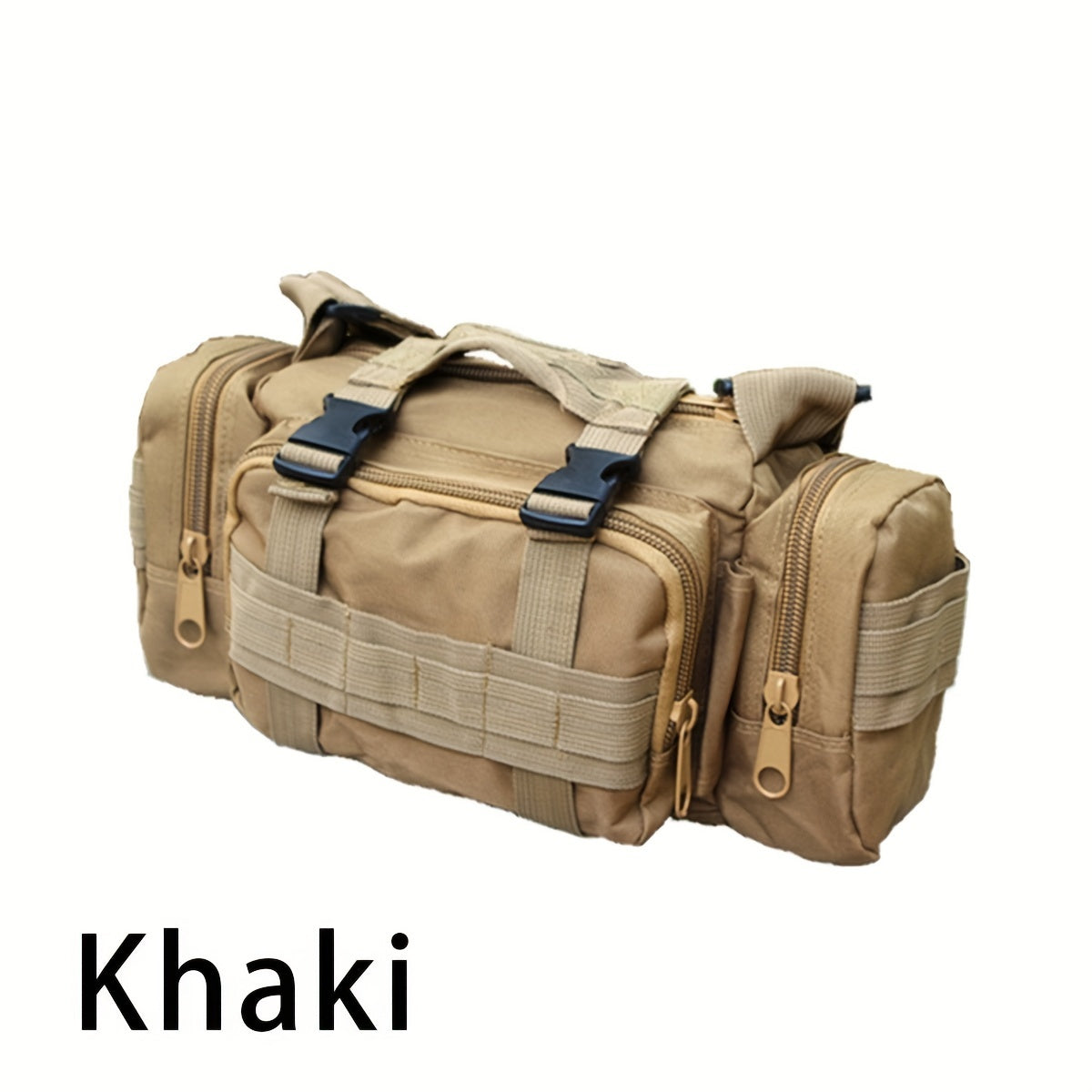 Army Green Tactical Waist Bag | Molle-Compatible, Hydrophobic, Multi-Pocket Design for Camping & Outdoor Adventures WardBoyzPROShop
