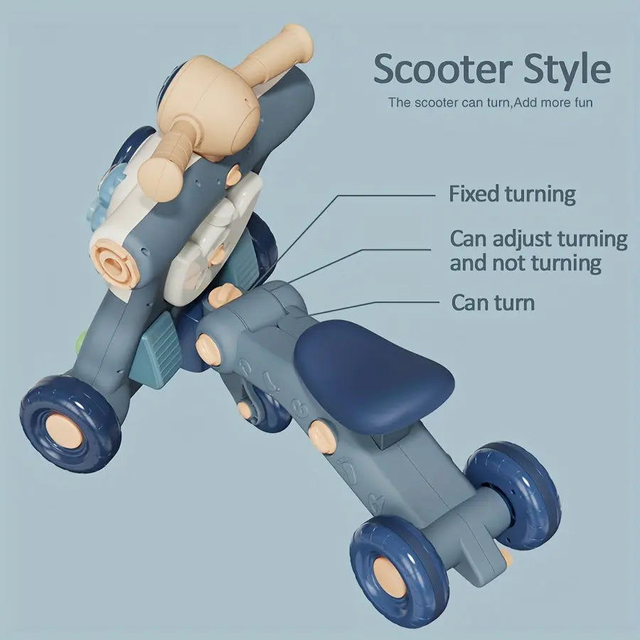 3-in-1 Sit-to-Stand Learning Walker Toy, Educational Walker Toy With Activity Center WardBoyzPROShop