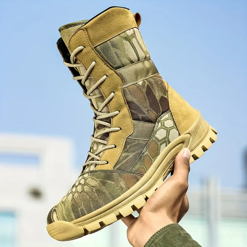 Men's High-Top Running Footwear - Breathable for Hiking & Outdoor Activities, Lace-Up, Fall/Winter Collection WardBoyzPROShop