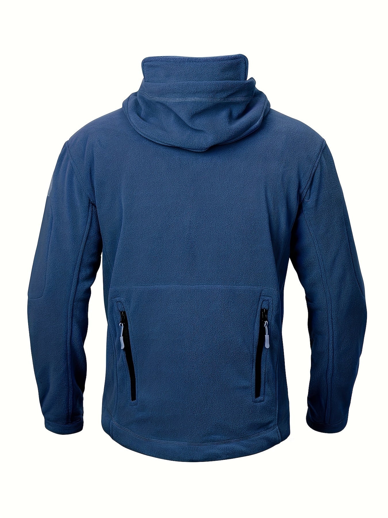 Men's Tactical Hoodie Fleece Jacket Winter Warm Full-Zip Military Army Outerwear Outdoor Sport Hooded Skiing Hunting Hiking Coat with 7 Zip Pockets WardBoyzPROShop