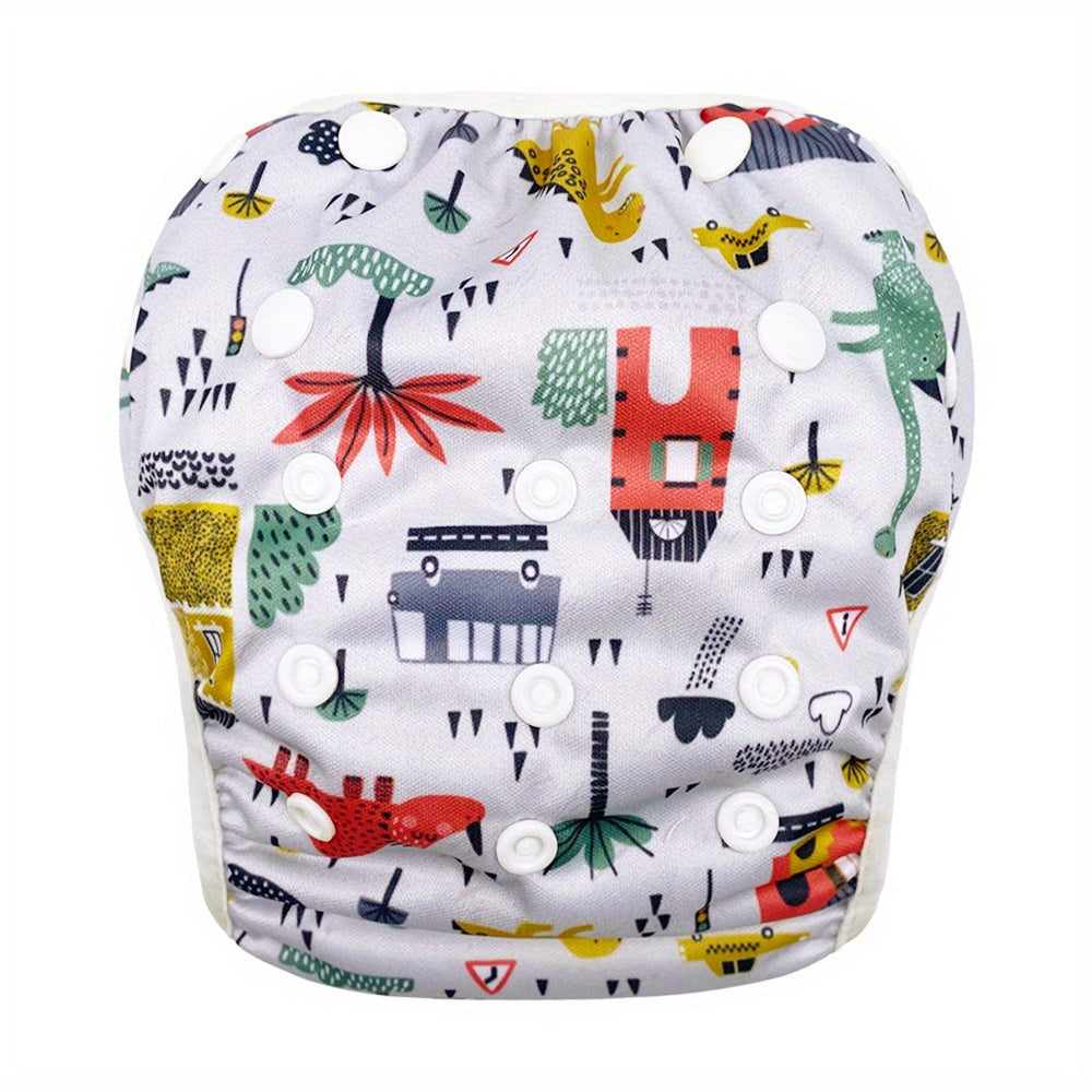 1pc Reusable Baby Swim Diaper, Adjustable Diaper Swim For Toddlers 9 Months - 3 Years Old, For Swimming Lessons Baby Girls, Boys, Natural Color Swim Diaper, Halloween, Thanksgiving And Christmas Gift WardBoyzPROShop