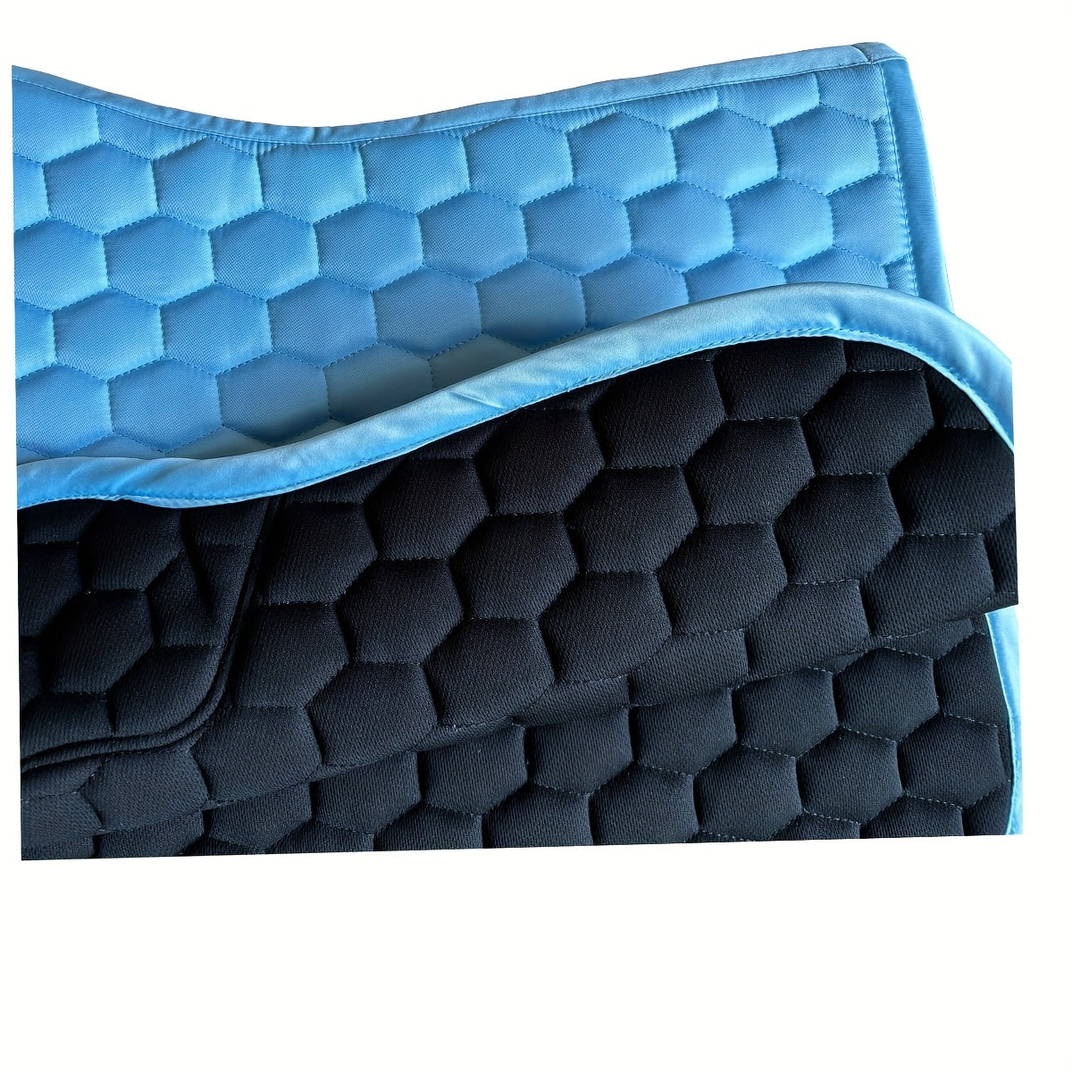 Premium Navy Blue Quilted Saddle Pad for Horses - Durable Polyester, Full & Jump Sizes with Reinforced Patch Protection, Ideal for Equestrian Activities, Horse Riding Gear|Naval Saddle Pad|Polyester Saddle Pad - WardBoyzPROShop