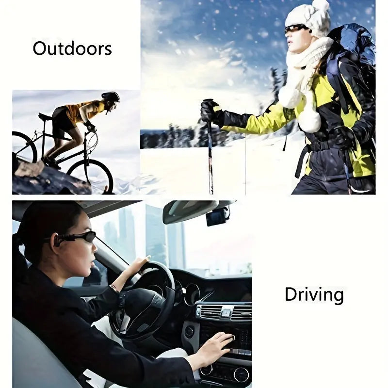 1pc UV Resistant Sport Glasses With Wireless Headset - Perfect For Cycling, Driving, Fishing, Travel And Outdoor Activities Wireless Glasses: Anti-Ray Stereo Music Headphones With Hands-Free Calling For All Cell Phones WardBoyzPROShop