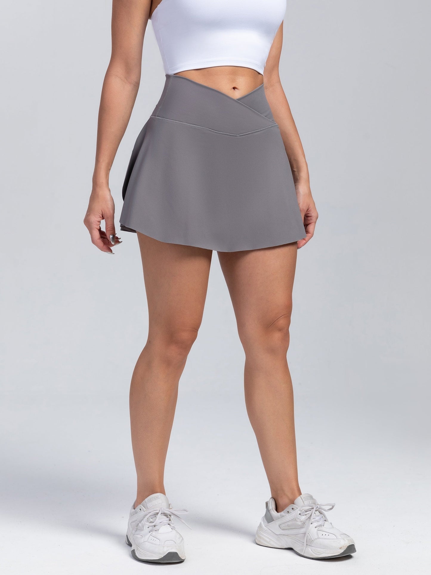 Women's 2-in-1 Tennis Skirt With Inner Pocket Shorts - High Waist Golf And Yoga Activewear WardBoyzPROShop
