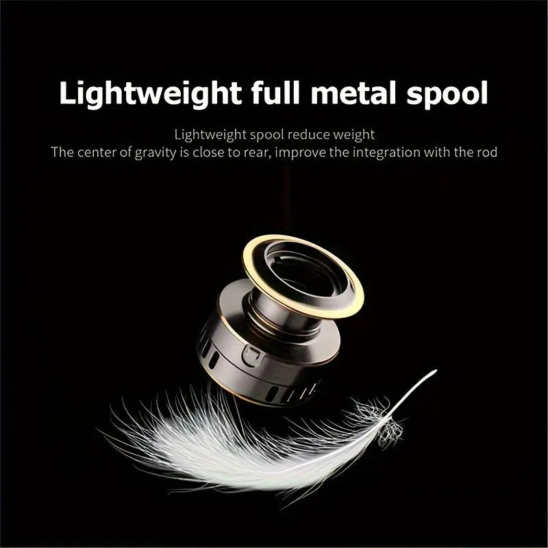 1pc HE1000-7000 Spinning Reel, Metal Cup And Metal Rocker Arm, 5.2:1 Gear Ratio, Smooth And Sensitive, Fishing Reel For Freshwater Saltwater WardBoyzPROShop