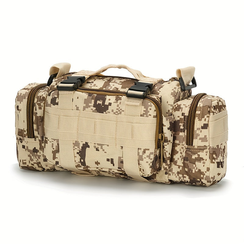 Army Green Tactical Waist Bag | Molle-Compatible, Hydrophobic, Multi-Pocket Design for Camping & Outdoor Adventures WardBoyzPROShop