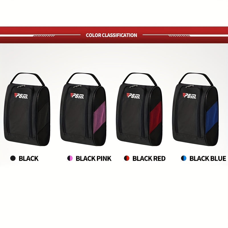 PGM Outdoor Golf Shoes Bags, Colorful Nylon Travel Zippered ConvenientSport Storage Bag XB001 WardBoyzPROShop