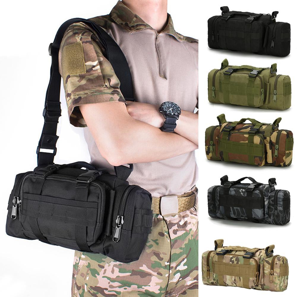 Army Green Tactical Waist Bag | Molle-Compatible, Hydrophobic, Multi-Pocket Design for Camping & Outdoor Adventures WardBoyzPROShop