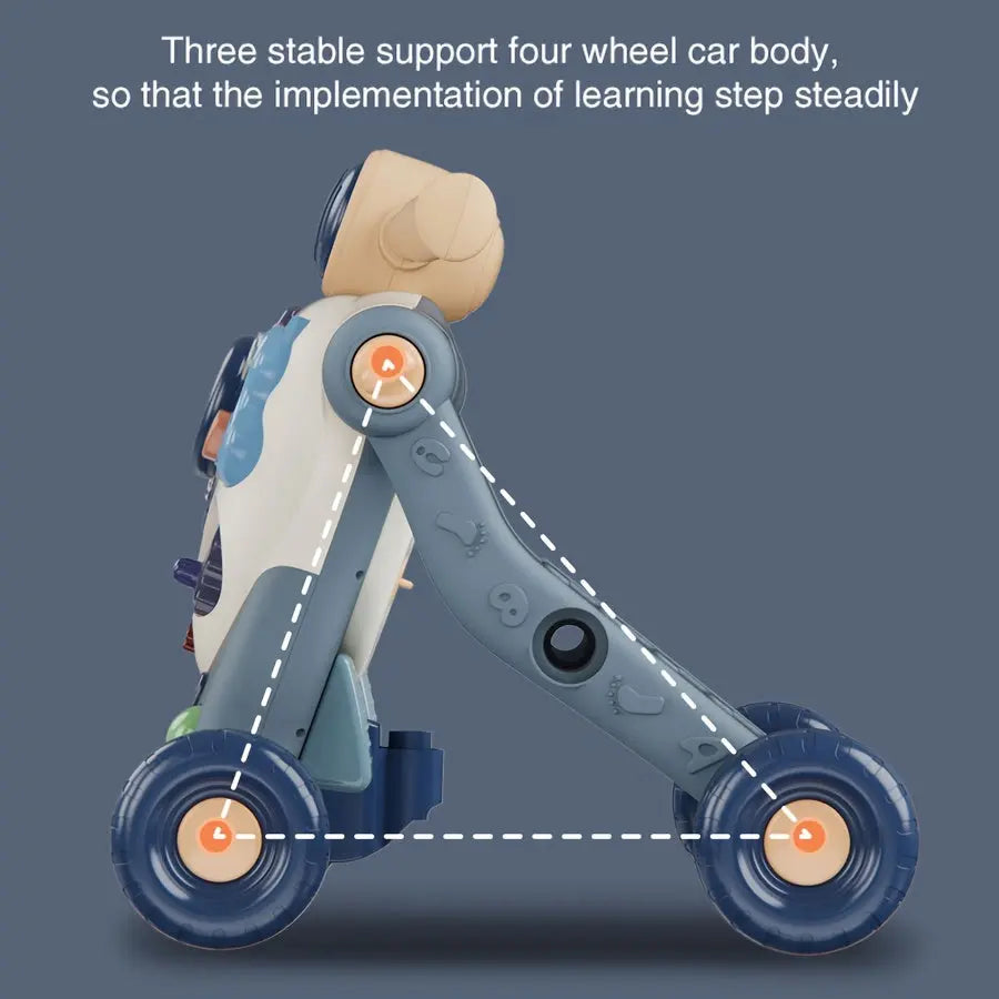 3-in-1 Sit-to-Stand Learning Walker Toy, Educational Walker Toy With Activity Center WardBoyzPROShop