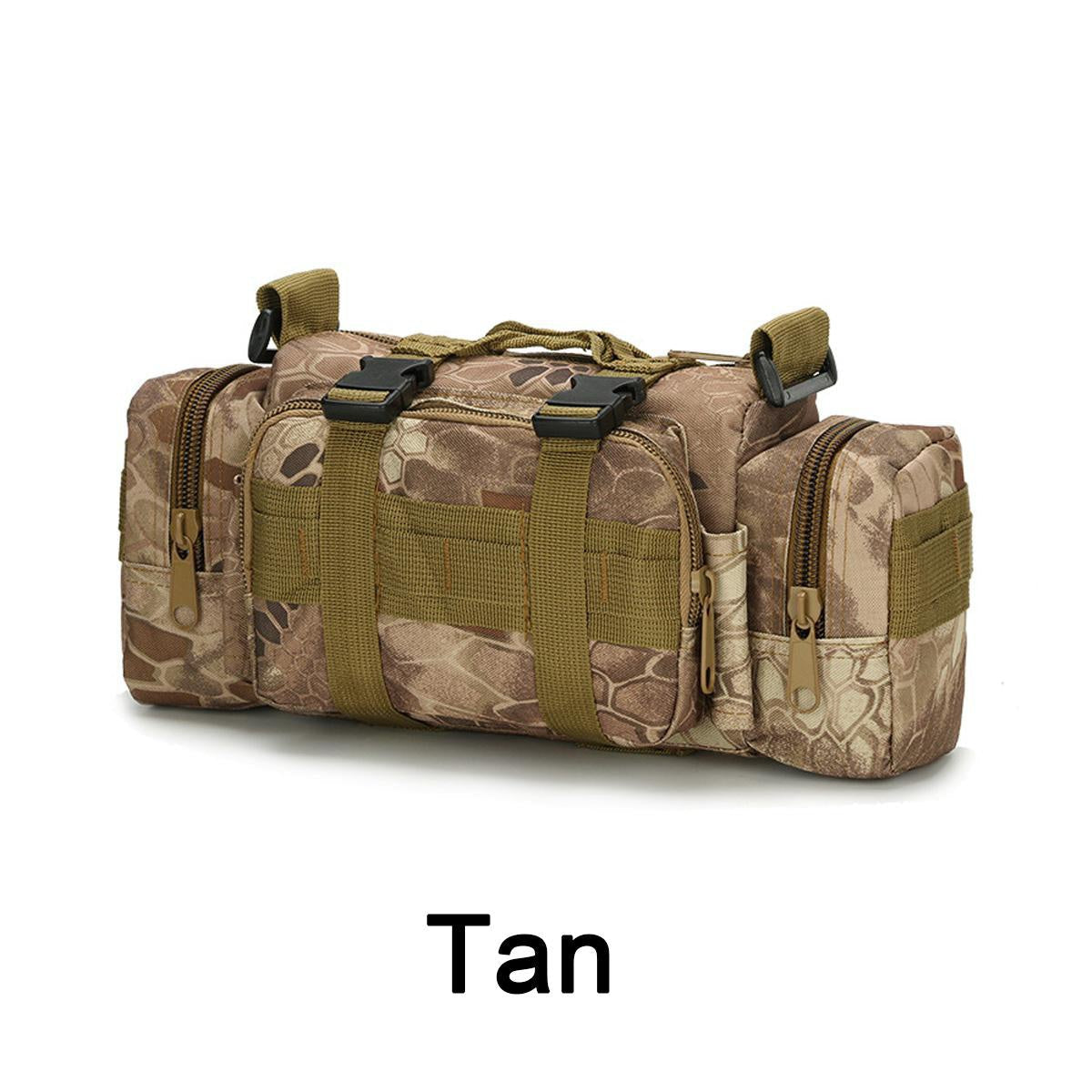 Army Green Tactical Waist Bag | Molle-Compatible, Hydrophobic, Multi-Pocket Design for Camping & Outdoor Adventures WardBoyzPROShop