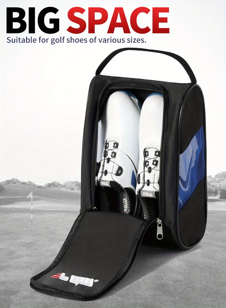 PGM Outdoor Golf Shoes Bags, Colorful Nylon Travel Zippered ConvenientSport Storage Bag XB001 WardBoyzPROShop
