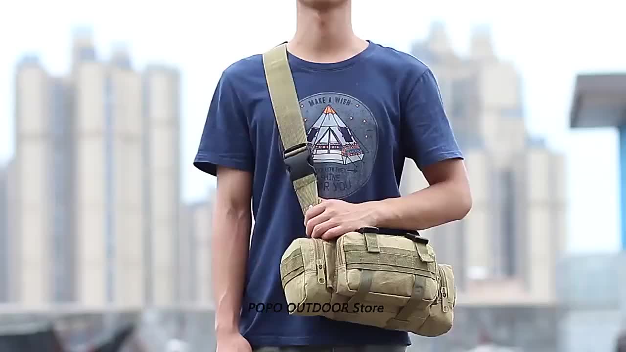 Army Green Tactical Waist Bag | Molle-Compatible, Hydrophobic, Multi-Pocket Design for Camping & Outdoor Adventures WardBoyzPROShop