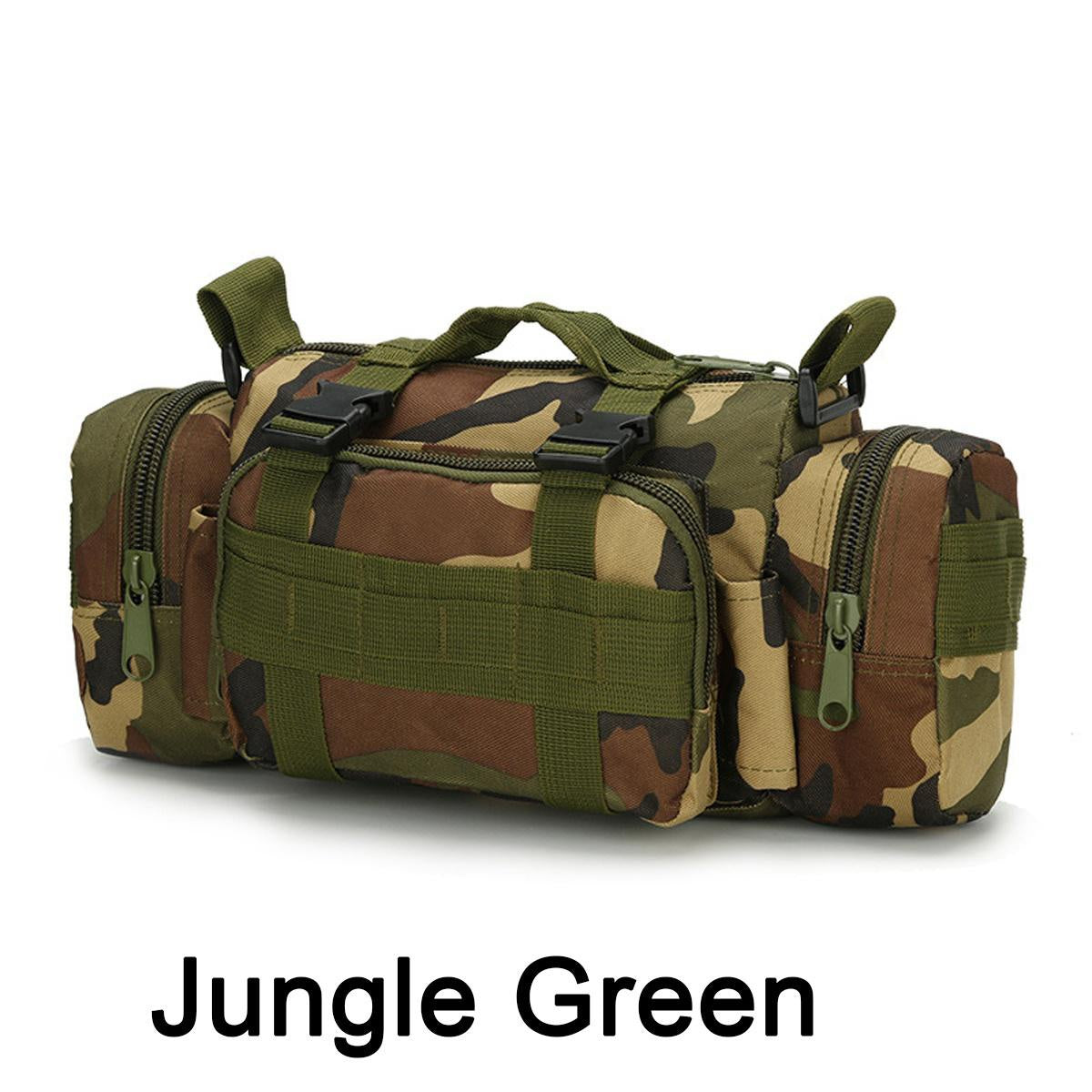 Army Green Tactical Waist Bag | Molle-Compatible, Hydrophobic, Multi-Pocket Design for Camping & Outdoor Adventures WardBoyzPROShop