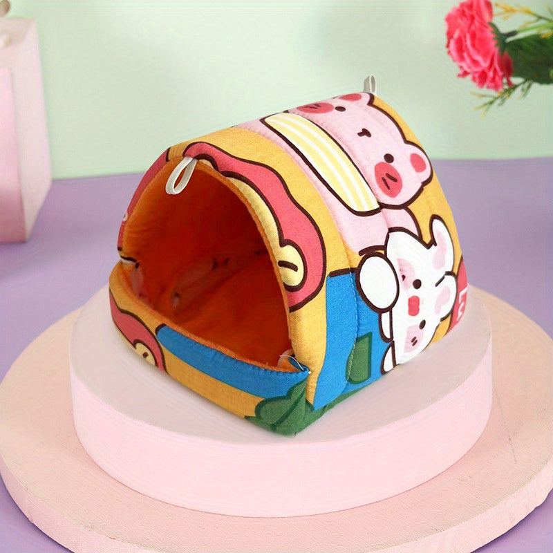 Guinea Bed Cave Cozy Hamster House Hideout Hide House Small Animal Dwarf Rabbits Hedgehog Bearded Dragon Winter Nest Squirrel Hamster Cage Accessories WardBoyzPROShop