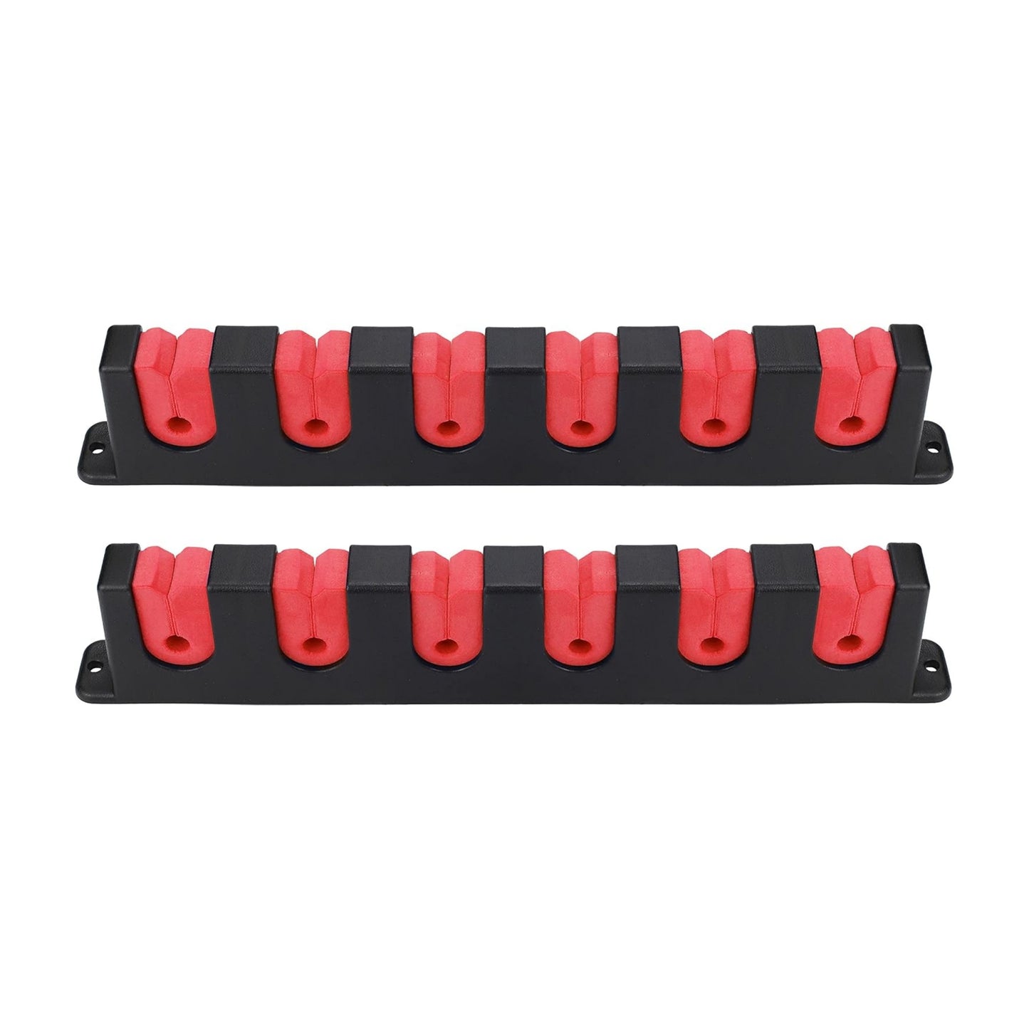 6 Rods Capacity 2pcs Wall-mounted Fishing Rod Holders, Fish Pole Organizer For Garage & Boat