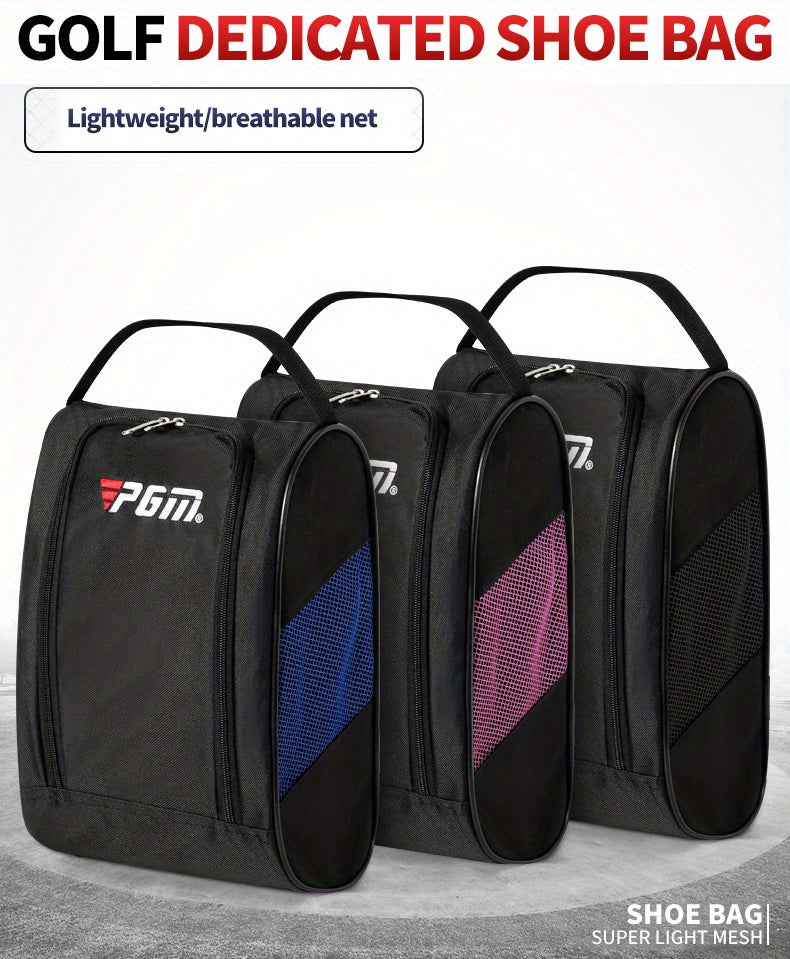 PGM Outdoor Golf Shoes Bags, Colorful Nylon Travel Zippered ConvenientSport Storage Bag XB001 WardBoyzPROShop