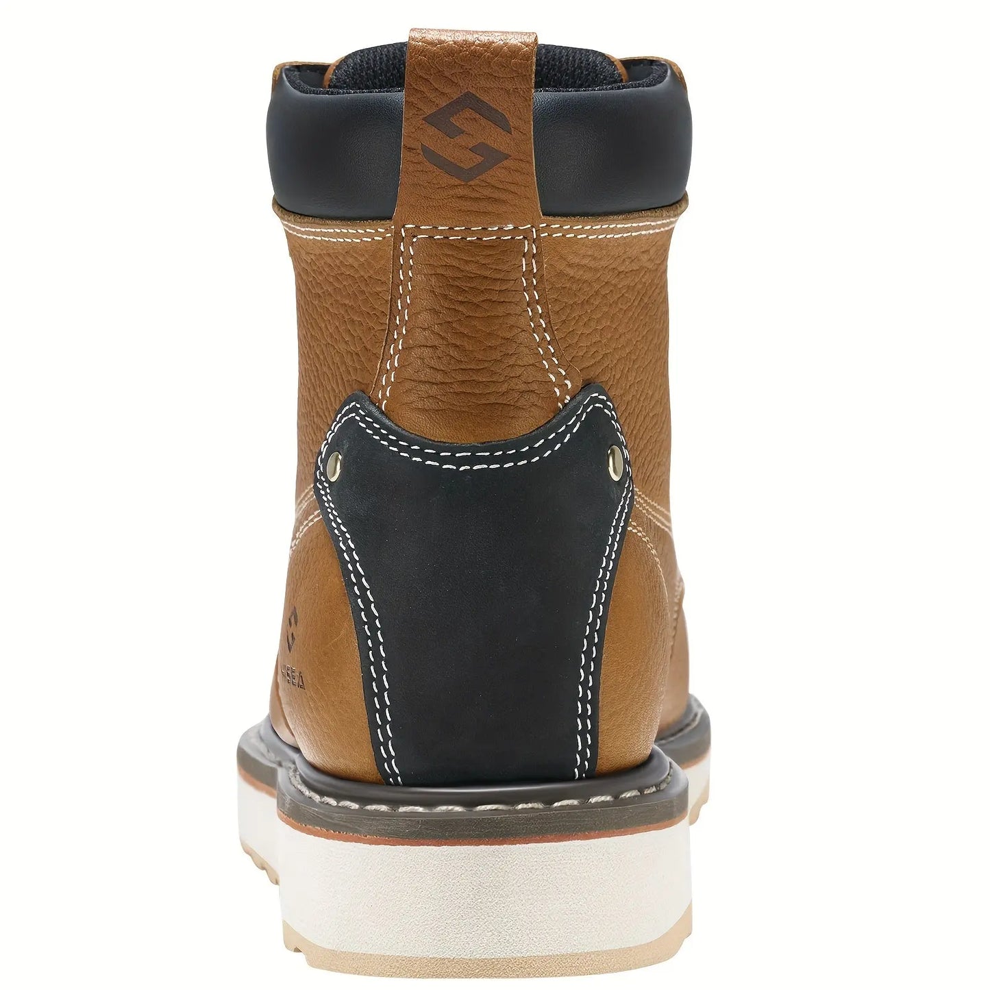 HISEA Work Boots For Men Steel Toe Boots, 6'' Waterproof Slip Resistant Industrial & Construction Work Boots WardBoyzPROShop