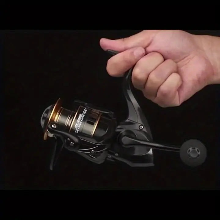 1pc HE1000-7000 Spinning Reel, Metal Cup And Metal Rocker Arm, 5.2:1 Gear Ratio, Smooth And Sensitive, Fishing Reel For Freshwater Saltwater WardBoyzPROShop