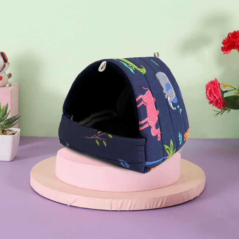 Guinea Bed Cave Cozy Hamster House Hideout Hide House Small Animal Dwarf Rabbits Hedgehog Bearded Dragon Winter Nest Squirrel Hamster Cage Accessories WardBoyzPROShop