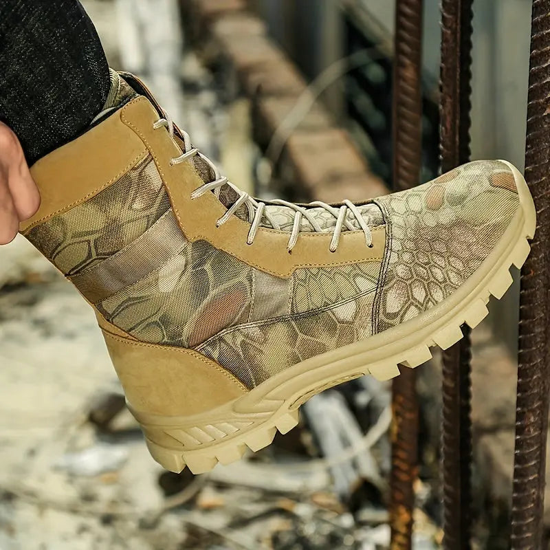 Men's High-Top Running Footwear - Breathable for Hiking & Outdoor Activities, Lace-Up, Fall/Winter Collection WardBoyzPROShop