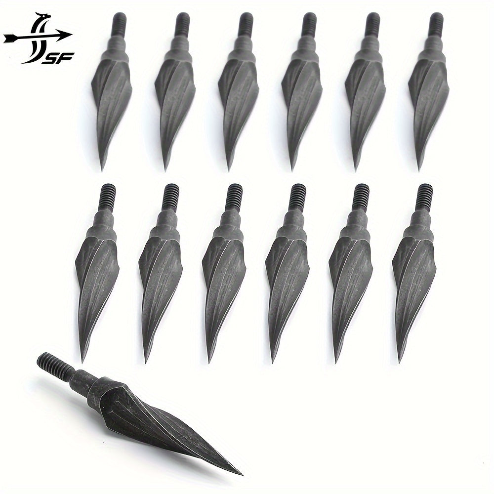 SF Archery Broadheads, 125/150 Grain Traditional Arrow Tips For Compound, Recurve Bow & Crossbow, Pack Of 12 WardBoyzPROShop