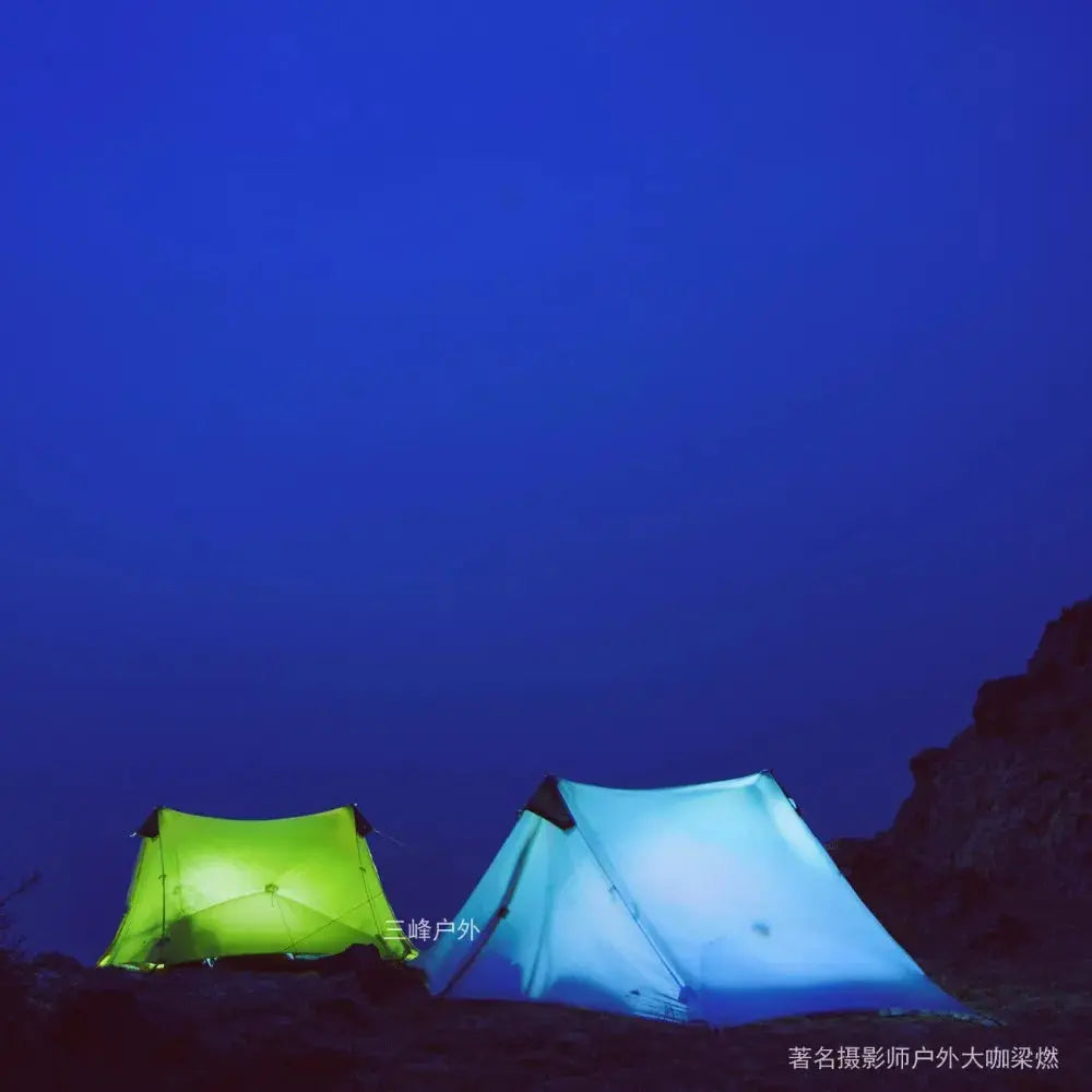 LanShan 2 3F UL GEAR 2 Person 1 Person Outdoor Ultralight Camping Tent 3 Season 4 Season Professional 15D Silnylon Rodless Tent WardBoyzPROShop