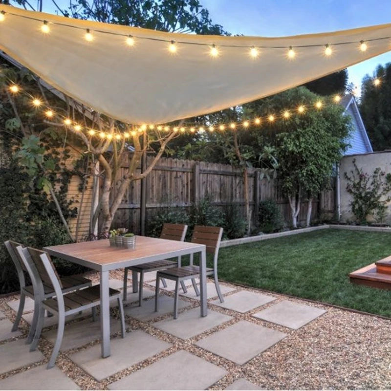 5/3.6/3/2M Triangle Shade Sail Waterproof Sunshade Sail Canopy 98%UV Block Awning with Free Rope for Garden Patio Pergola Gazebo WardBoyzPROShop