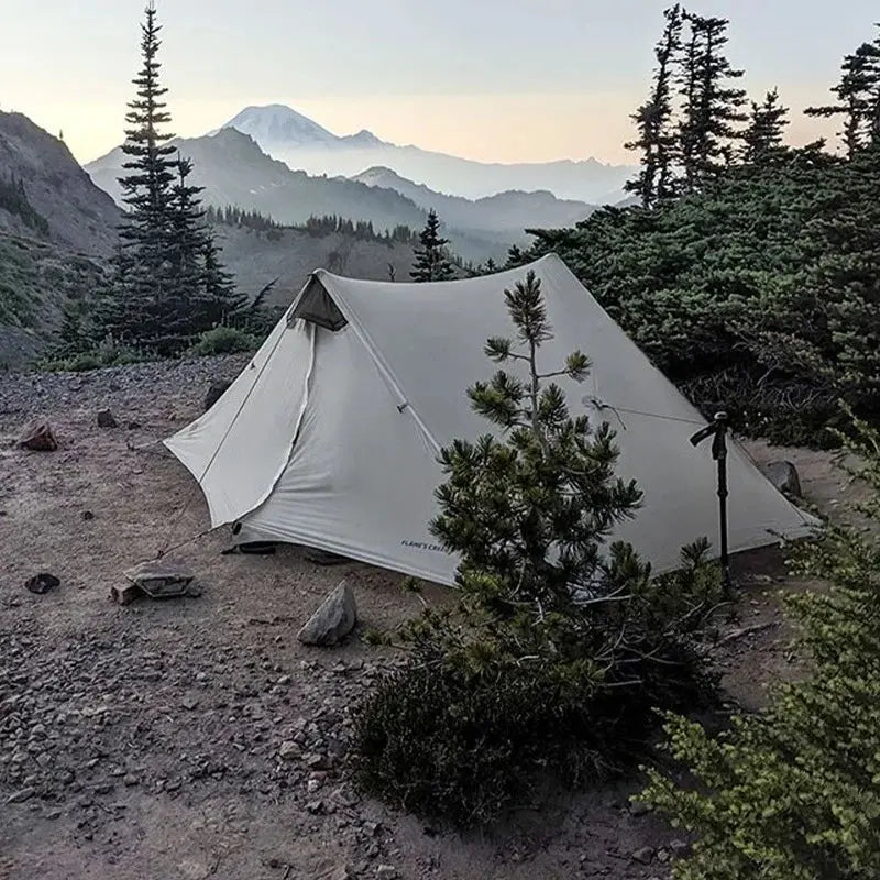 LanShan 2 3F UL GEAR 2 Person 1 Person Outdoor Ultralight Camping Tent 3 Season 4 Season Professional 15D Silnylon Rodless Tent WardBoyzPROShop