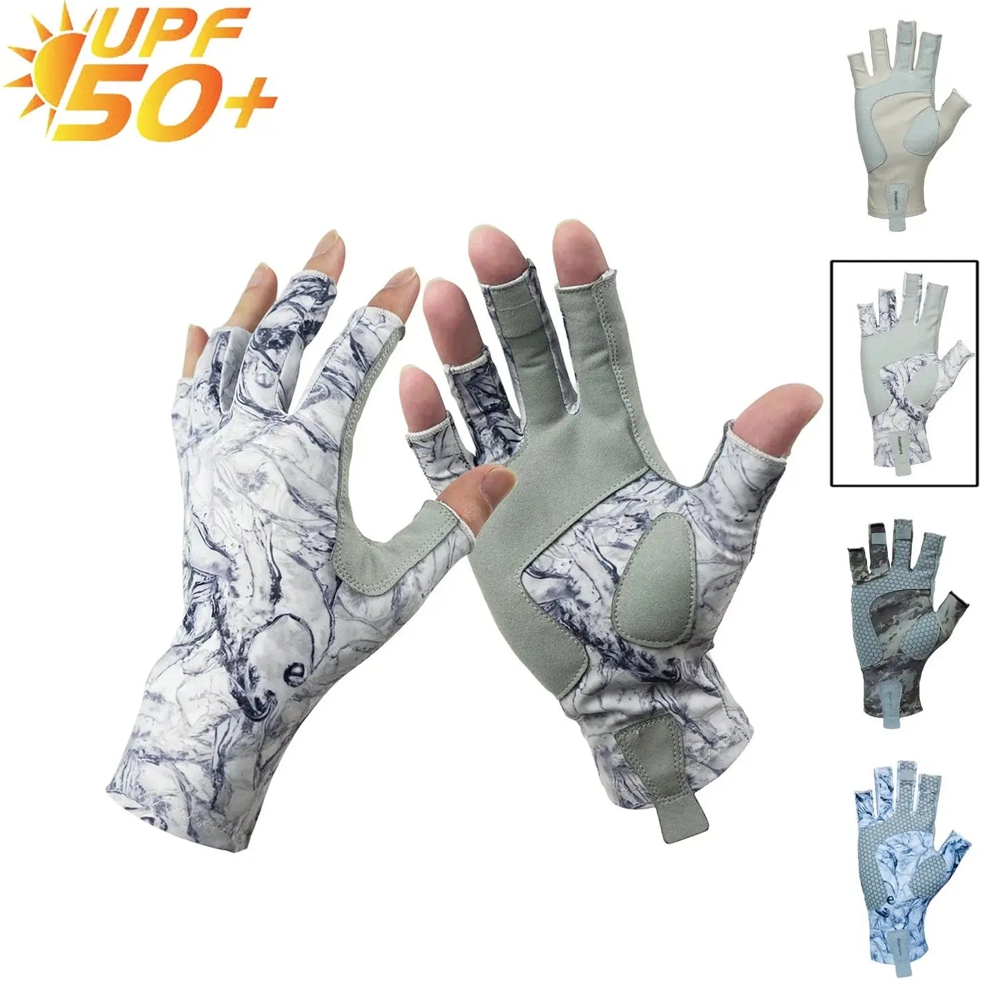 Riverruns Fingerless Fishing Gloves are designed for Men and Women Fishing, Boating, Kayaking, Hiking, Running, Cycling WardBoyzPROShop