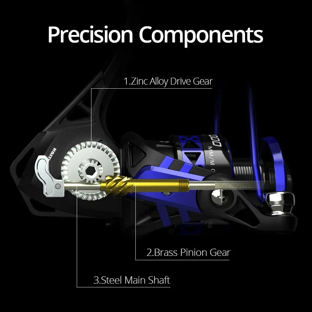 KastKing Centron & Summer One Way Clutch System Low Profile Spinning Reel 9+1 Ball Bearings Max Drag 8KG Carp Fishing Reel WardBoyzPROShop