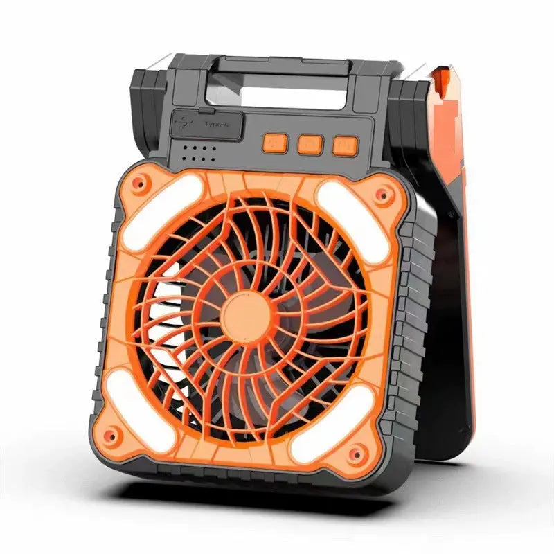 Long Battery Life 18 Hours Outdoor Solar Energy Fan Lamp Tent Light Camping Fishing USB Dual-Use Charging Long Battery Life WardBoyzPROShop