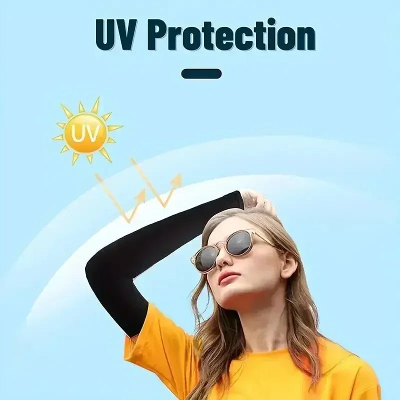 1 Pair Cooling Arm Covers for Men and Women Summer Sun Protection Sunshade Ice Silk Sleeves for Cycling Outdoor Sports Golf WardBoyzPROShop