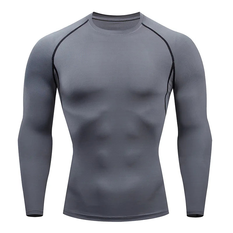 Men's Workout Compression Shirt Turtleneck Long Sleeve Rash Guard Gym Base Layer Athletic Undershirt Gear Sports Shirt WardBoyzPROShop
