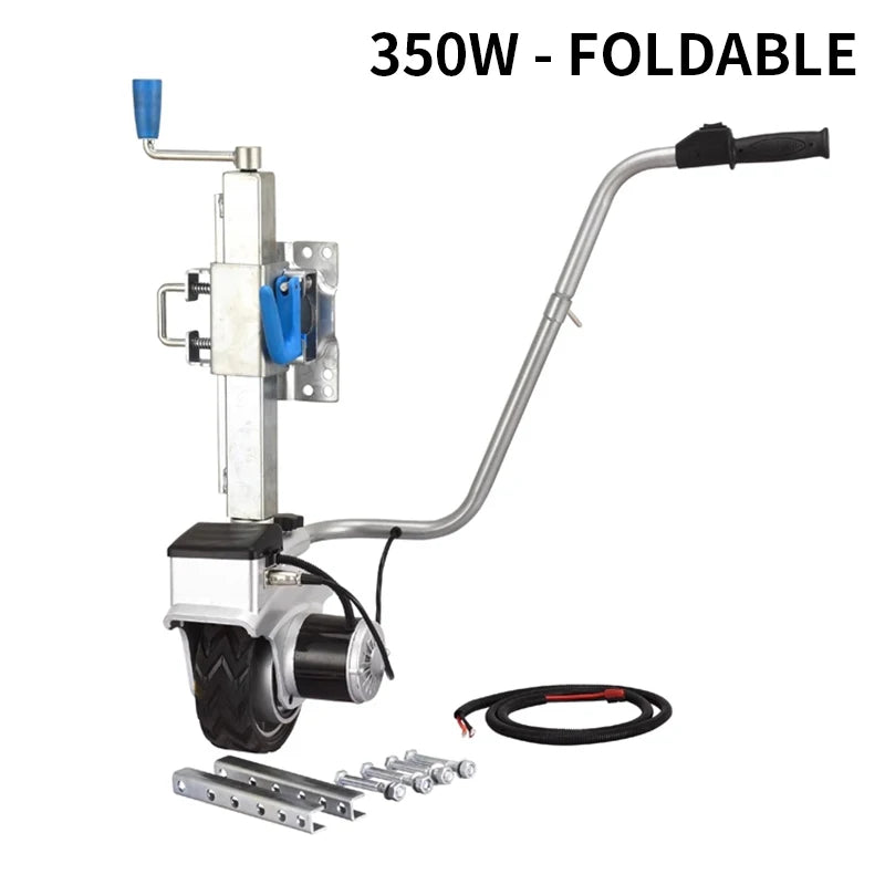 Electric Car Mover Trailer Jockey Wheel 12V Mover Electric Horse Float Automatic Brake Foldable