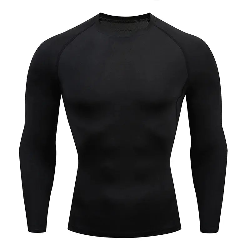 Men's Workout Compression Shirt Turtleneck Long Sleeve Rash Guard Gym Base Layer Athletic Undershirt Gear Sports Shirt WardBoyzPROShop