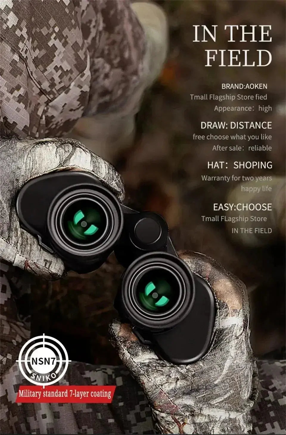 20X50 Binoculars for Adults High Powered Professional Binoculars with FMC Lens Central Focus Ideal for Bird Watching WardBoyzPROShop
