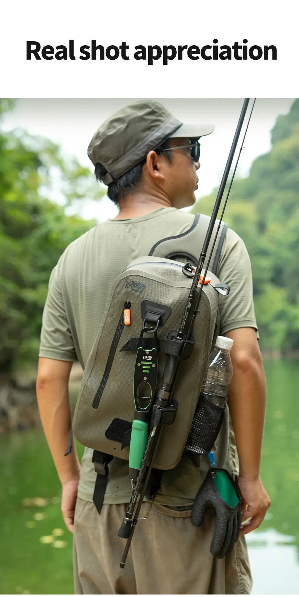 LINNHUE Fishing Shoulder Bag Fishing Tackle Waterproof Bag Outdoor Capacity Fishing Lures Line Box Storage Accessories WardBoyzPROShop