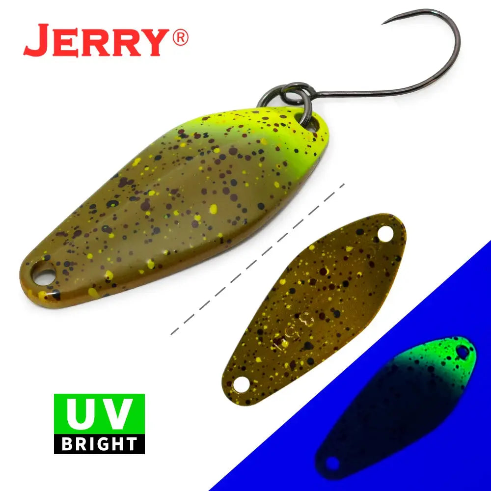 Jerry Draco Micro Spoon Trout Lures UL UV Colors Ultralight Fishing Tackle Freshwater Artificial Bait WardBoyzPROShop