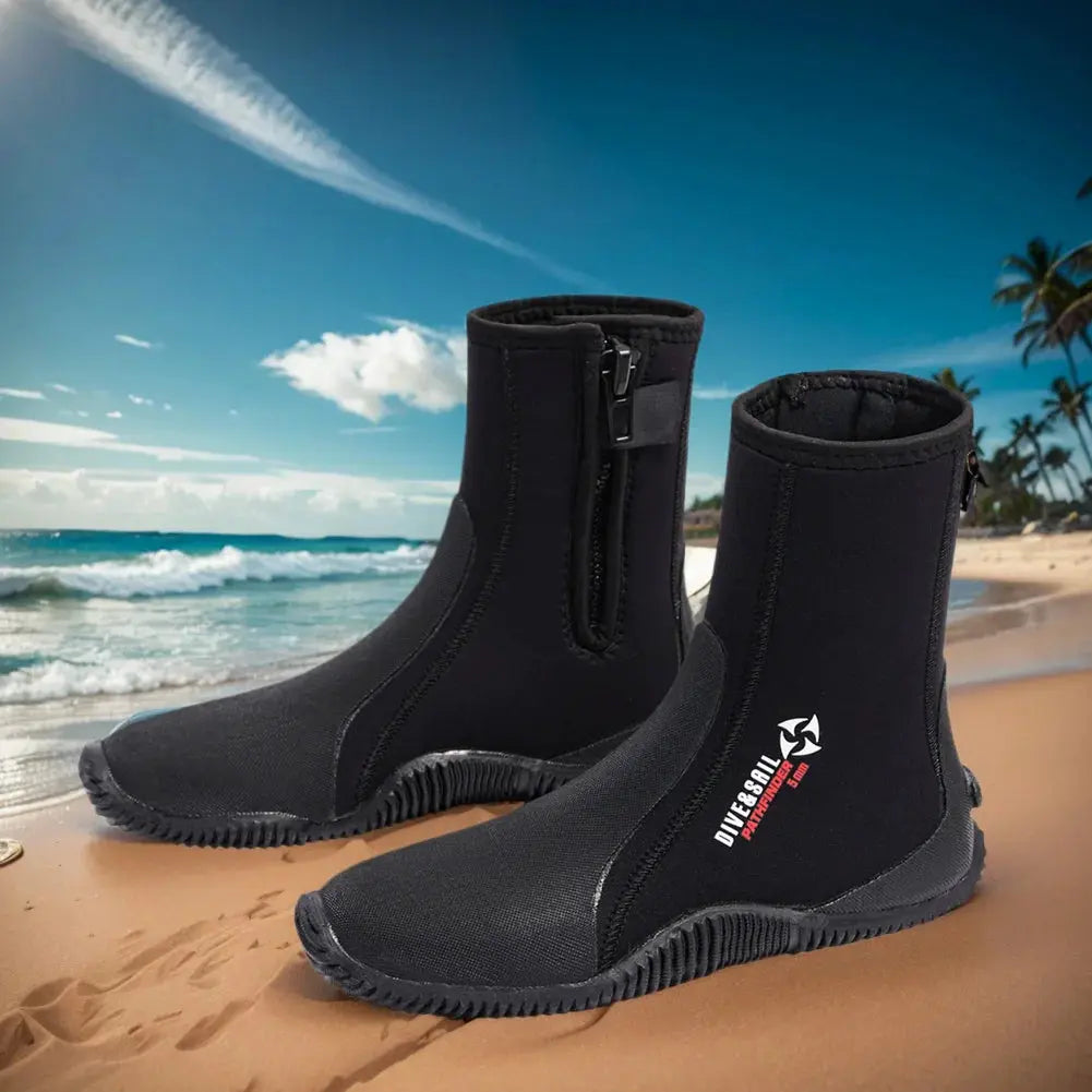 Neoprene Diving Boots Water Boots Lightweight 5mm Surfing Snorkeling Diving Boots for Diving Snorkeling Surfing WardBoyzPROShop