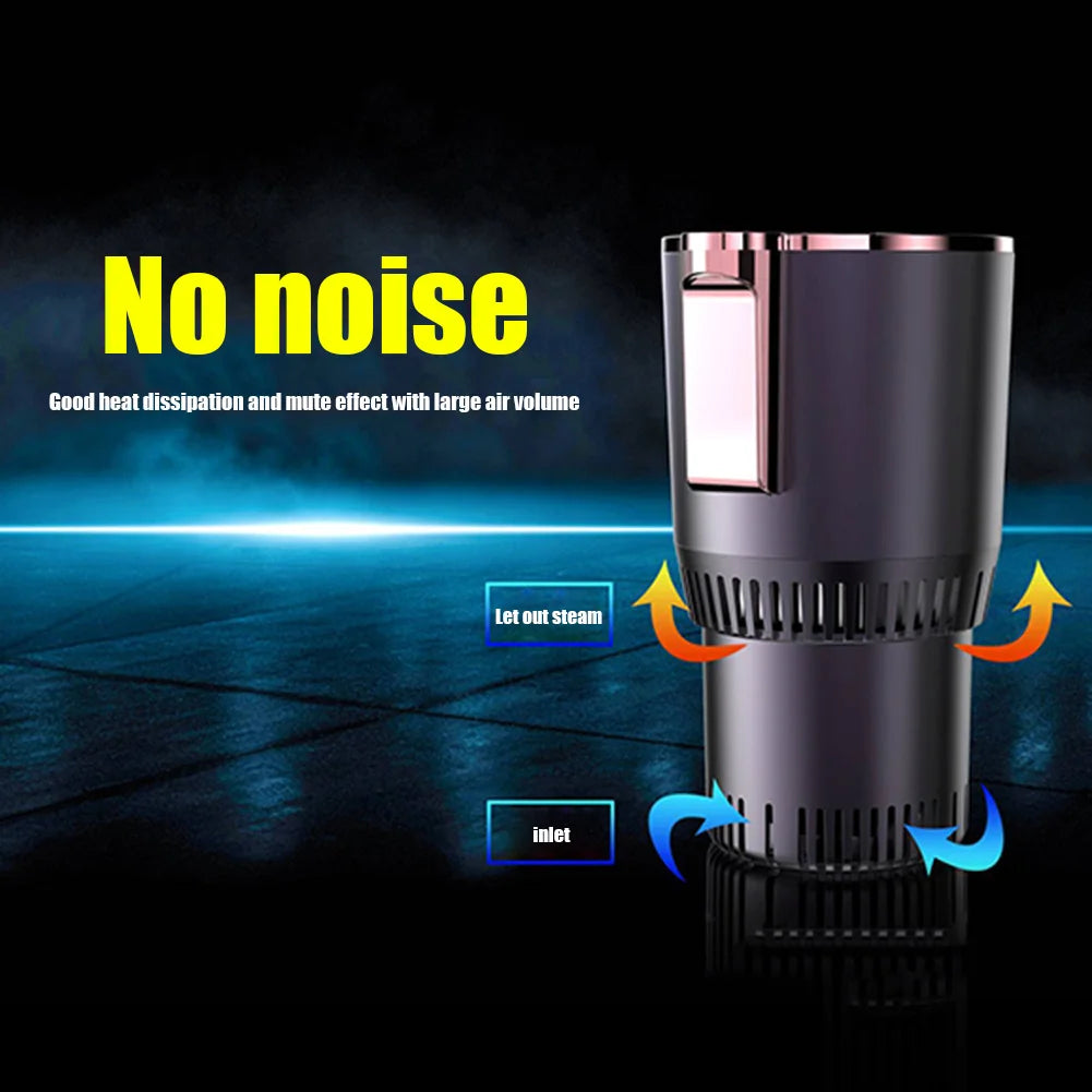 Portable Smart 2 In 1 12V Car Cup Cooler Warmer for Outdoor Travelling Mini Auto Refrigerator Cooling Heating Cup Drinks Holder WardBoyzPROShop