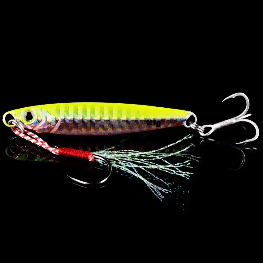 5pcs Metal Jig Fishing Lure Weights 10g-40g Trolling Hard Bait Bass Fishing Bait Tackle Trout Jigging Lure Jigs Saltwater Lures WardBoyzPROShop
