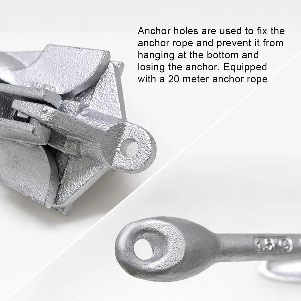 0.7KG 1.5KG Stainless Steel Folding Watercraft Anchor Kayak Marine Canoe Boat Grapnel Raft Fishing Boat Anchor Boat Accessories WardBoyzPROShop