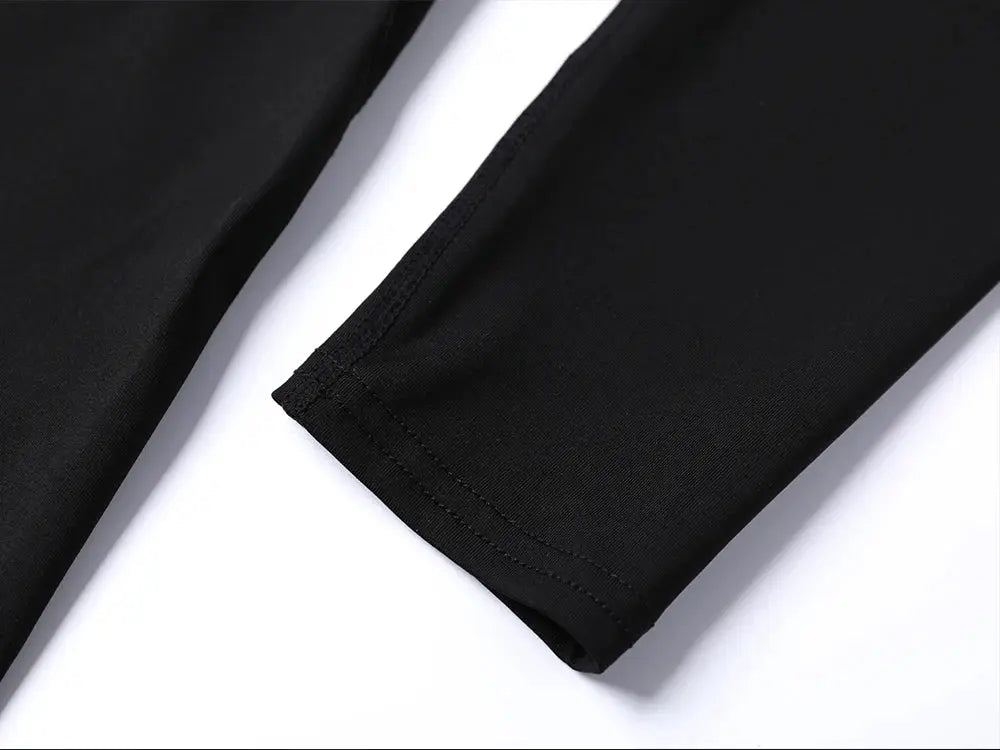 Men's Workout Compression Shirt Turtleneck Long Sleeve Rash Guard Gym Base Layer Athletic Undershirt Gear Sports Shirt WardBoyzPROShop