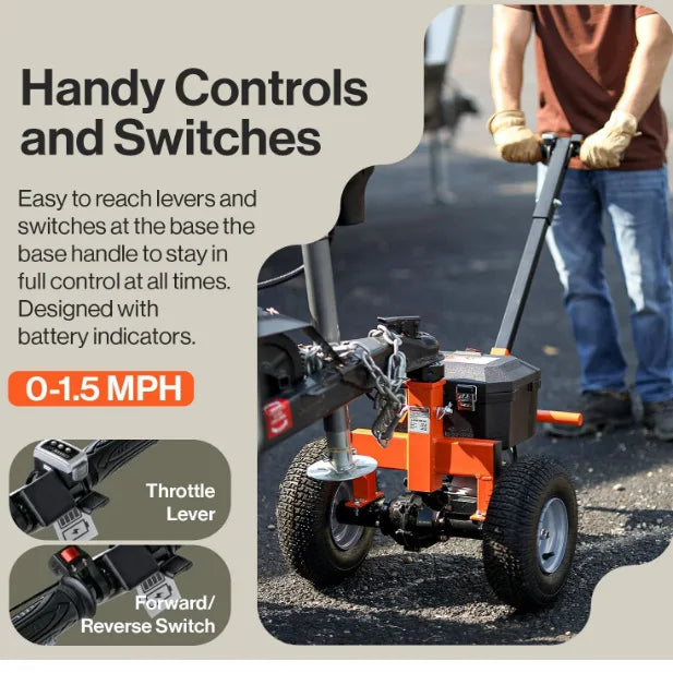 Handy Super-Duty 2800lbs-7500lbs Max Trailer Weight 5500lbs for Boats 1100lbs Tongue Electric Trailer Dolly