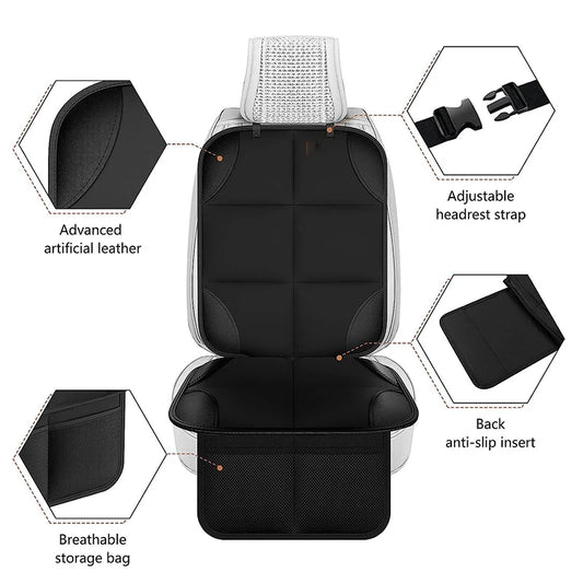 Car Anti Slip Cushion for Baby Seat Children Safety Seat Mat Anti-Scratch Universal Car Seat Protector Cover Waterproof Oxford